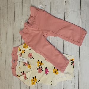 Old Navy Floral Bundle, 12-18m